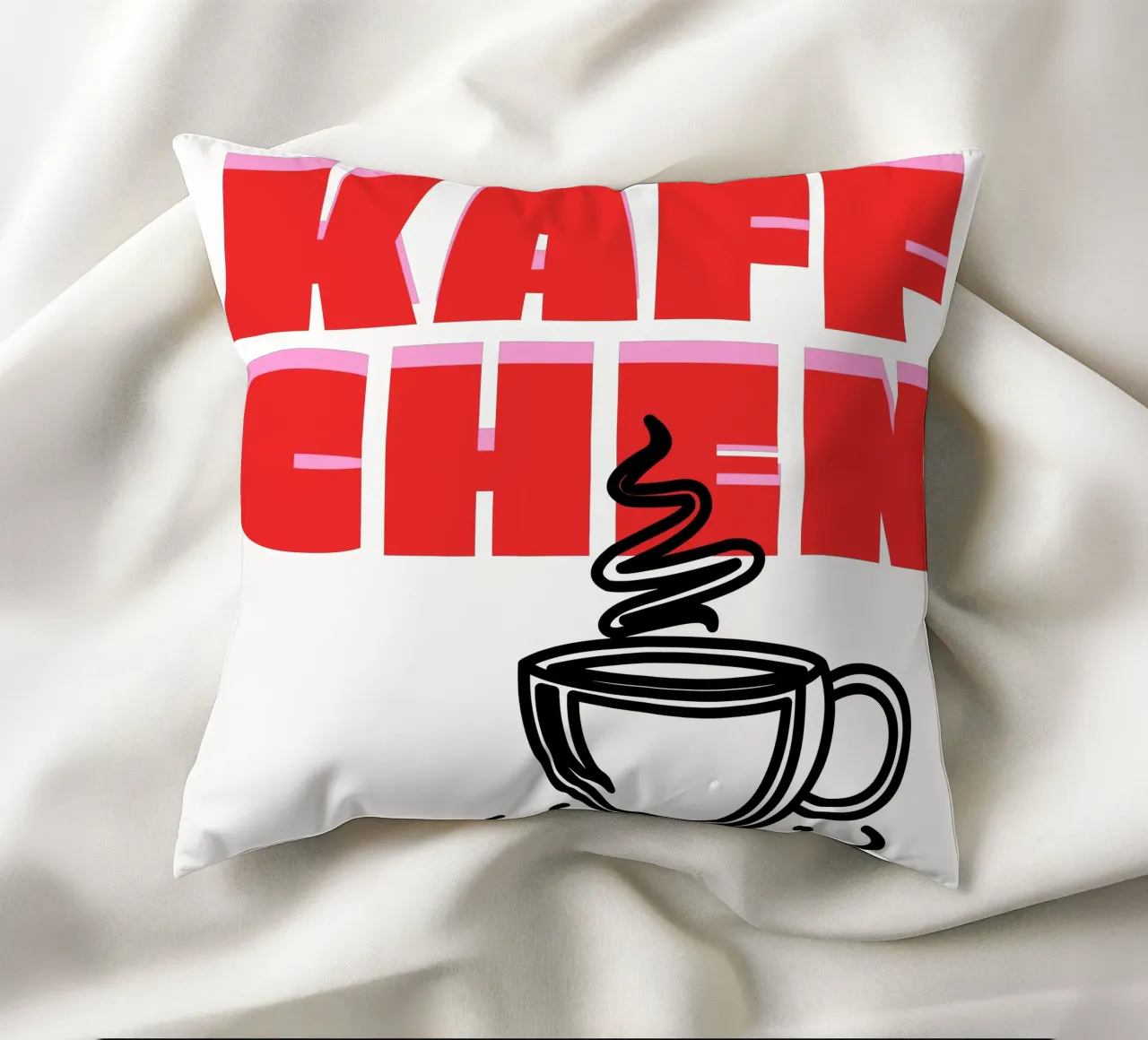 Kopje koffie kussen van Bureau Purpur