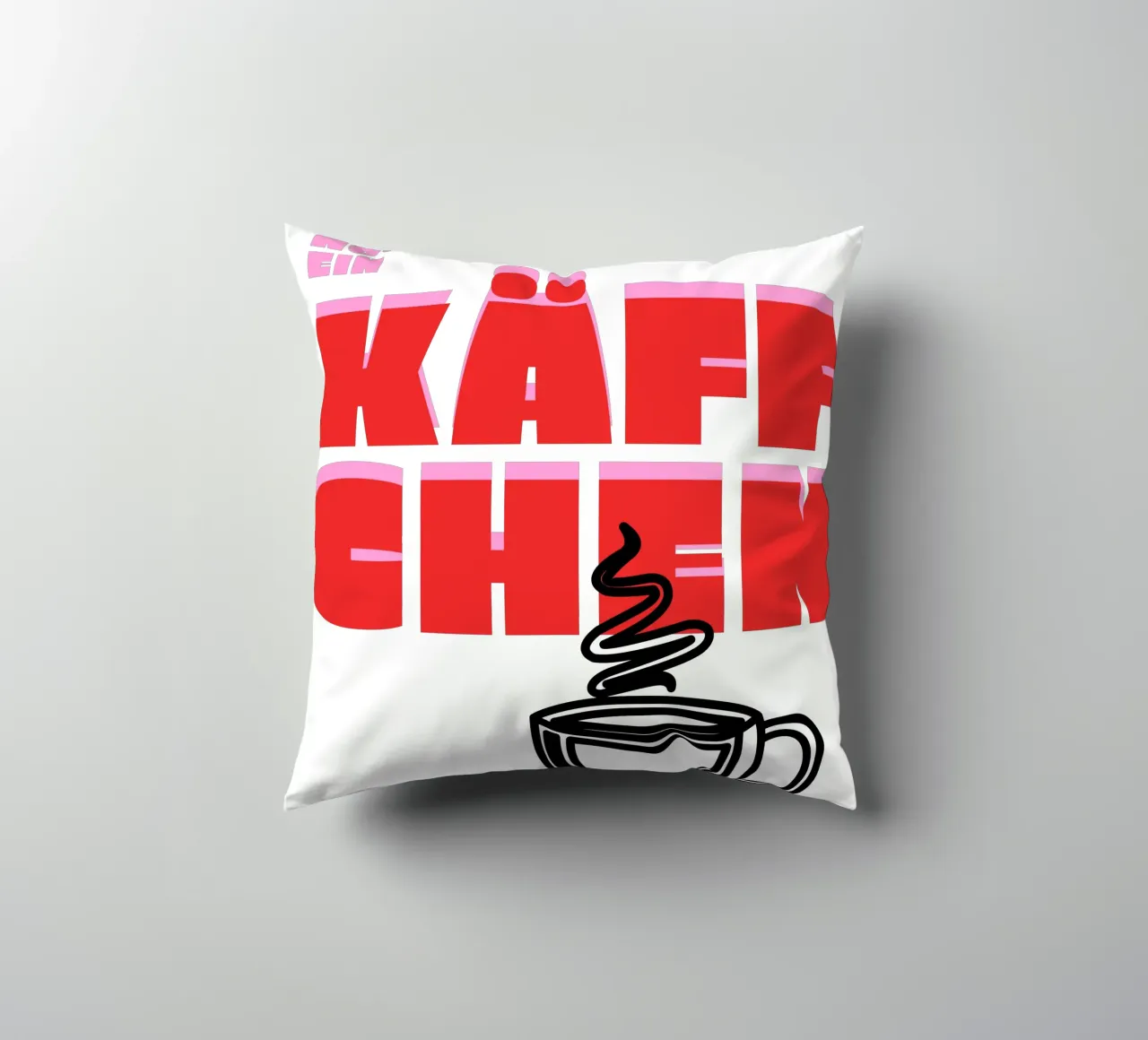 Kopje koffie kussen van Bureau Purpur