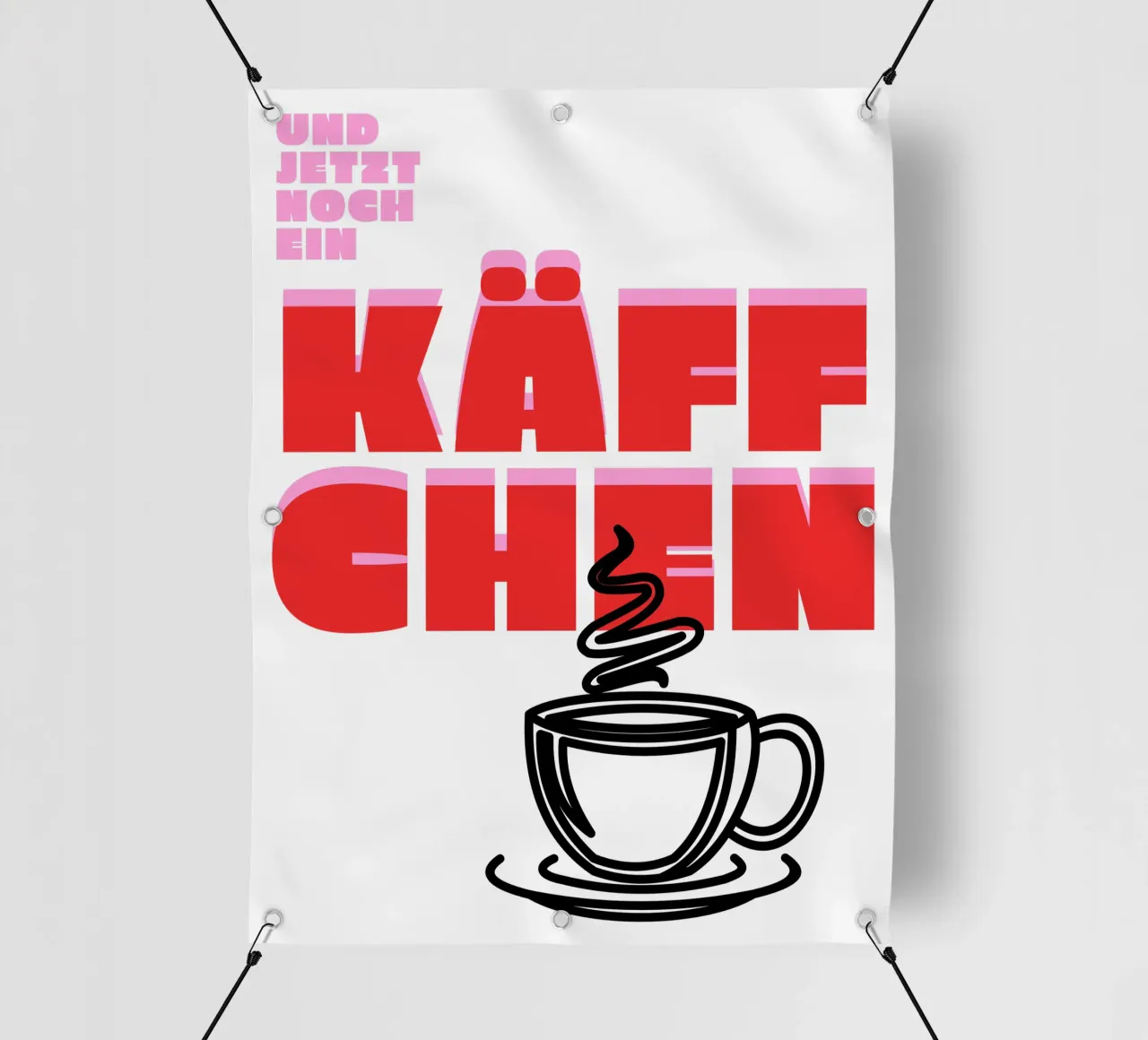 Tazza di caffè telo in pvc da Bureau Purpur