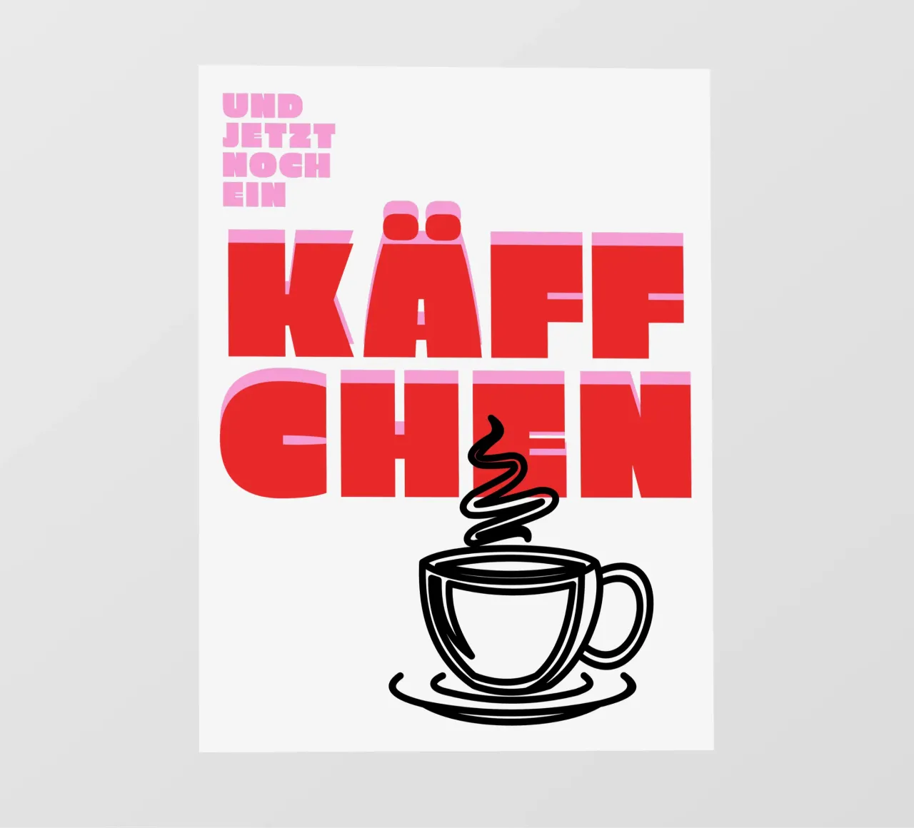 Tazza di caffè telo in pvc da Bureau Purpur