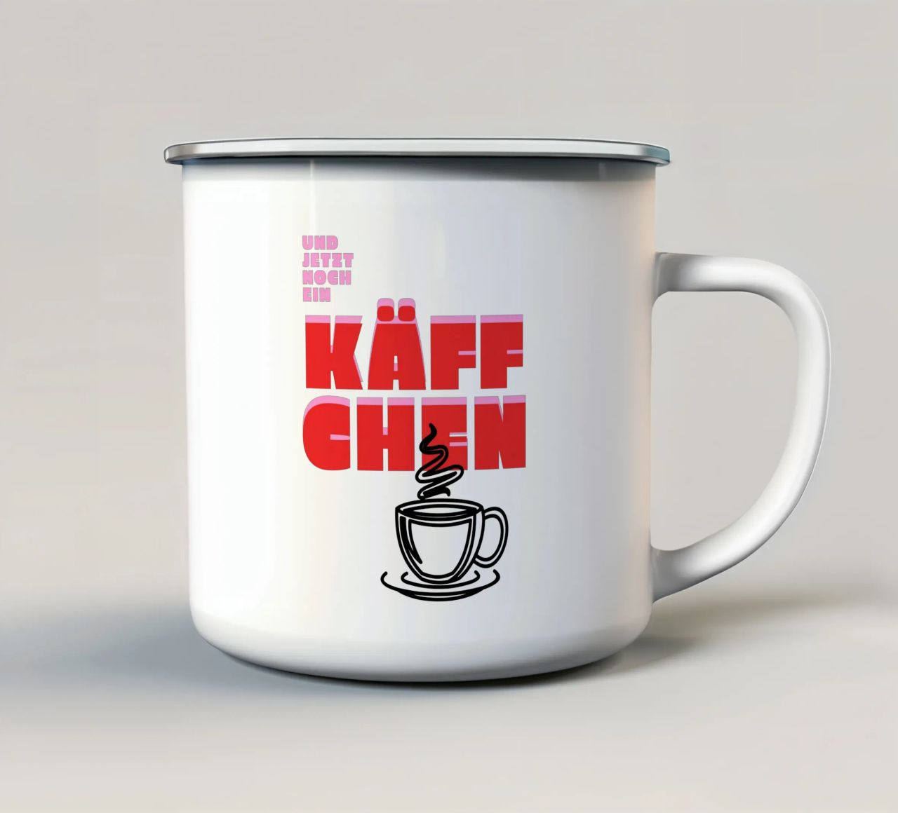 Tazza di caffè tazza in smalto da Bureau Purpur