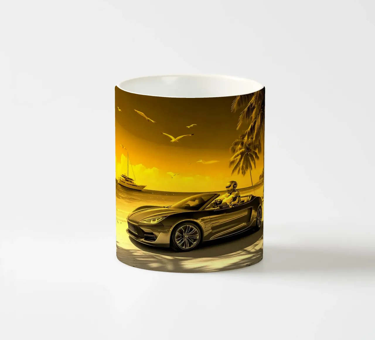ROBOT AU VOLANT. DORE tazza in ceramica da Thierry vobmann photography