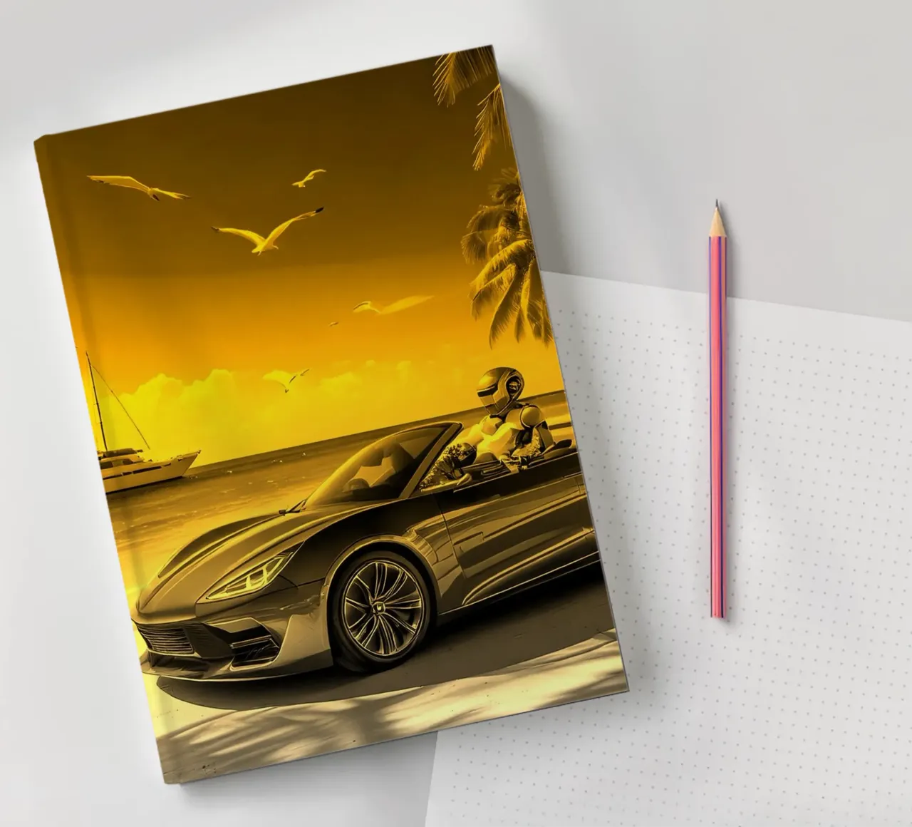ROBOT AU VOLANT. DORE notebook by Thierry vobmann photography