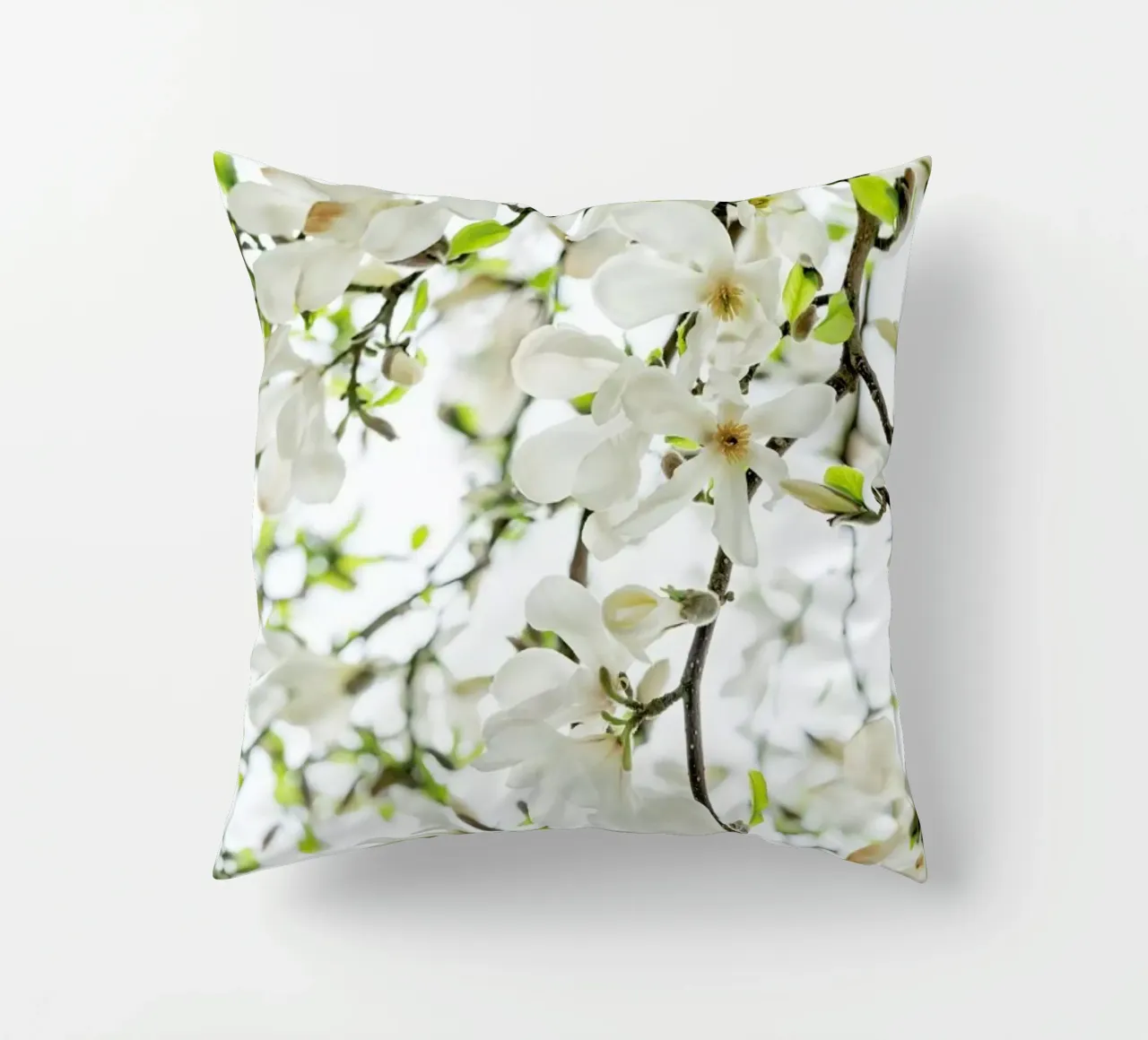 Magnolia Tree White cuscino da Curious Collections by Marielle Leenders