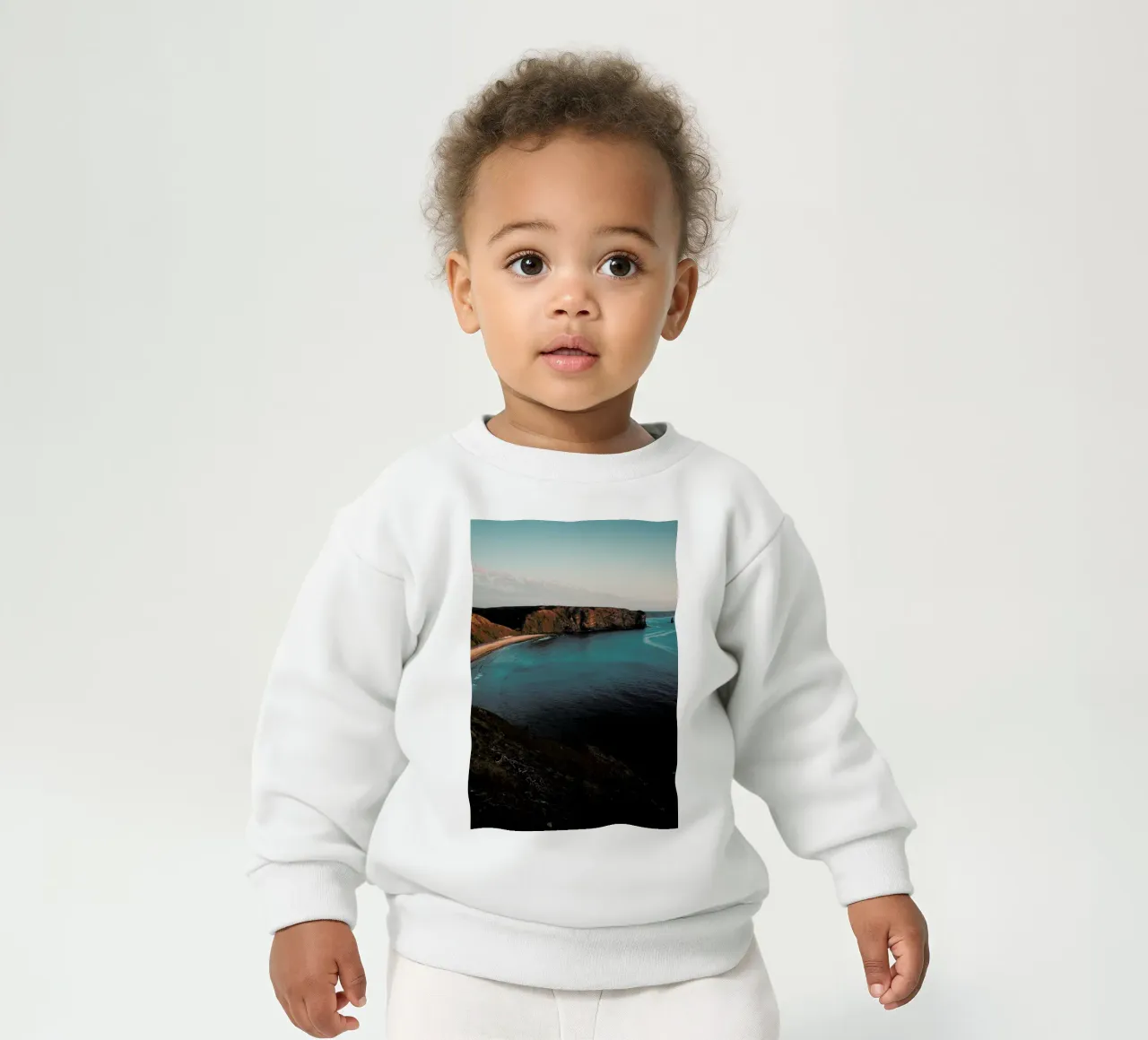 Coast Line in Portugal felpa neonato da Sebastian Hilgetag