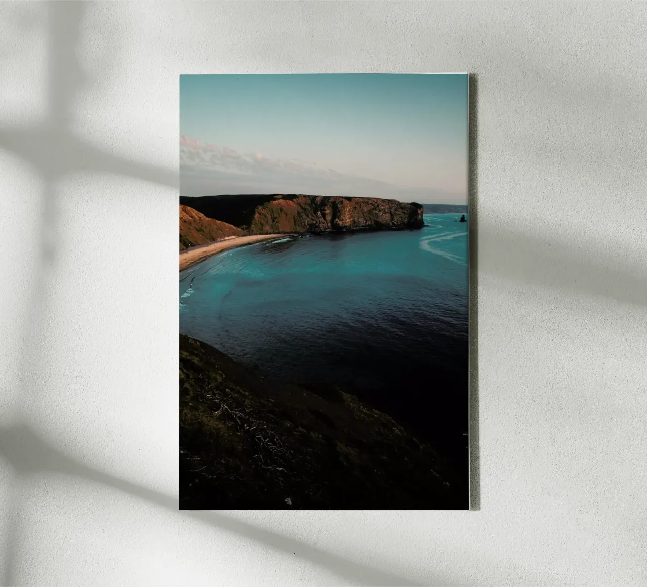 Coast Line in Portugal tela con Cornice a cassetta da Sebastian Hilgetag