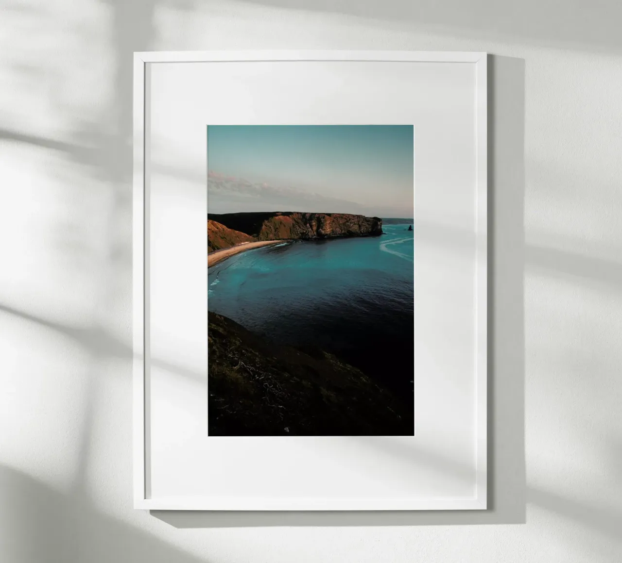 Coast Line in Portugal carta hahnemühle da Sebastian Hilgetag