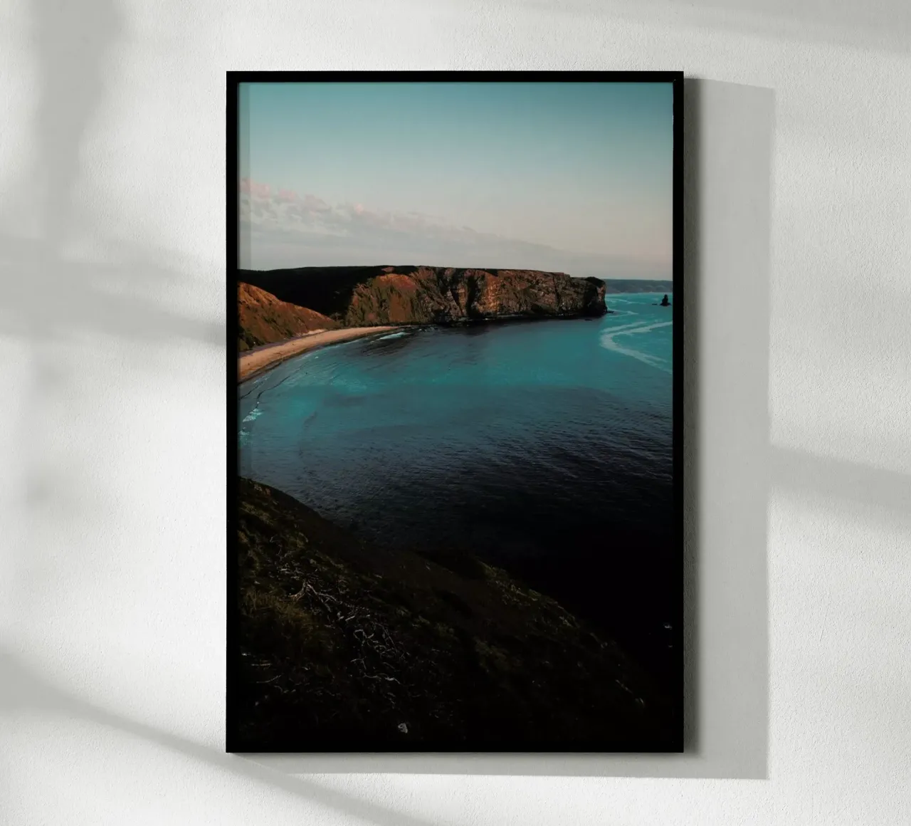 Coast Line in Portugal carta hahnemühle da Sebastian Hilgetag
