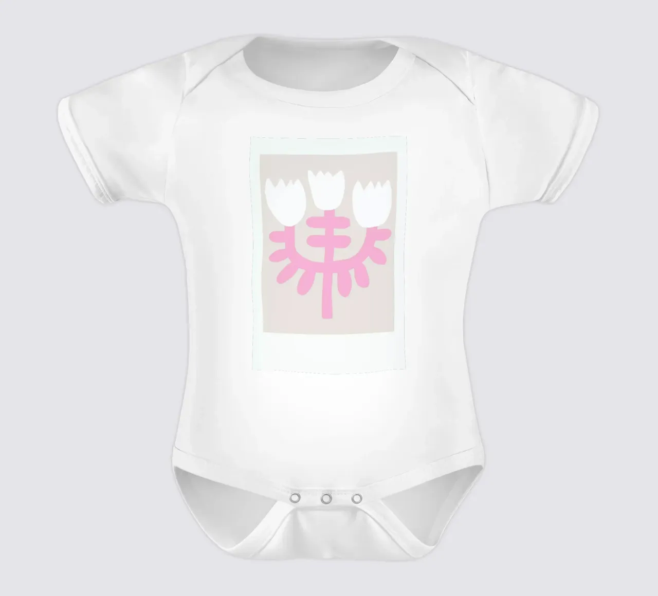 Flowery No. 12 body neonato maniche corte da typealive
