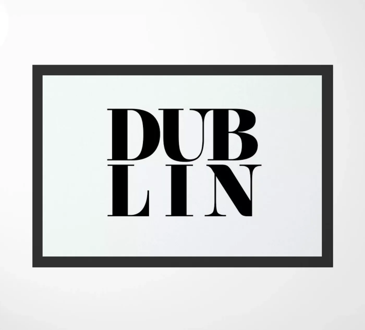 DUBLIN doormat by Ayleen