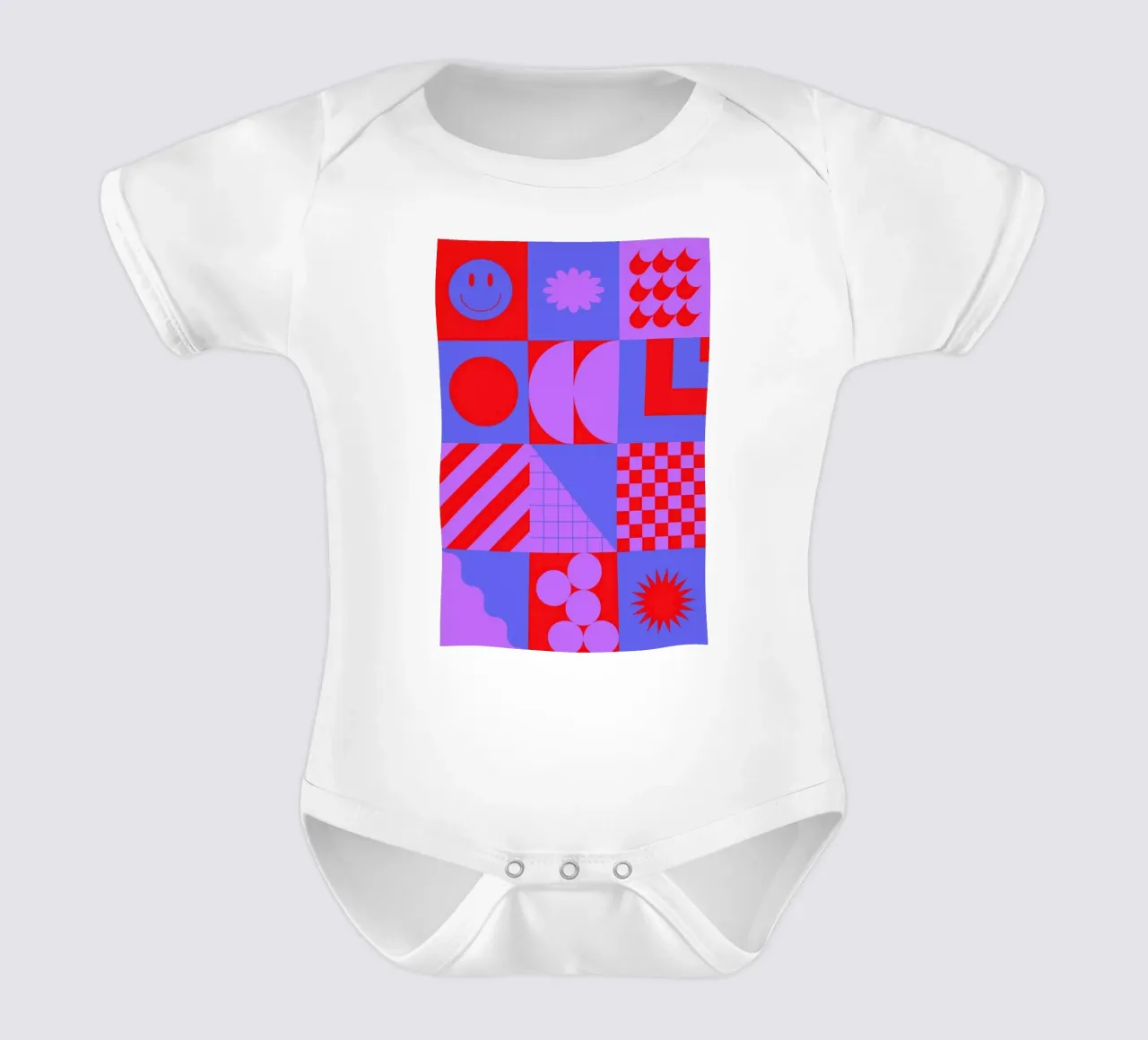 The LCD World body neonato maniche corte da La Come Di