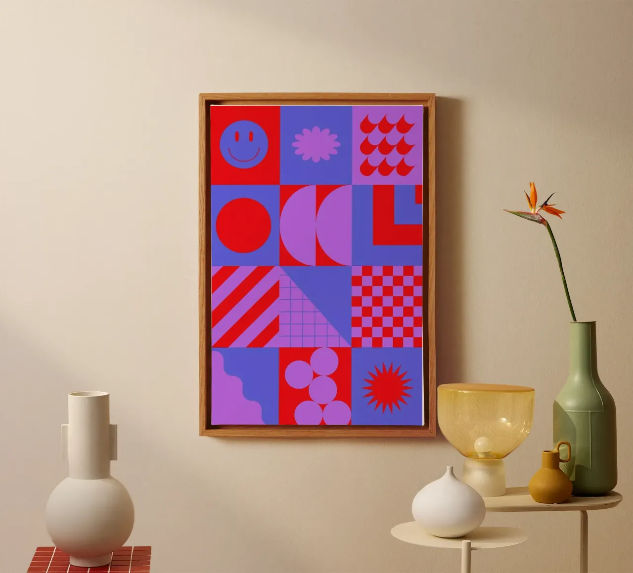 The LCD World canvas by La Come Di