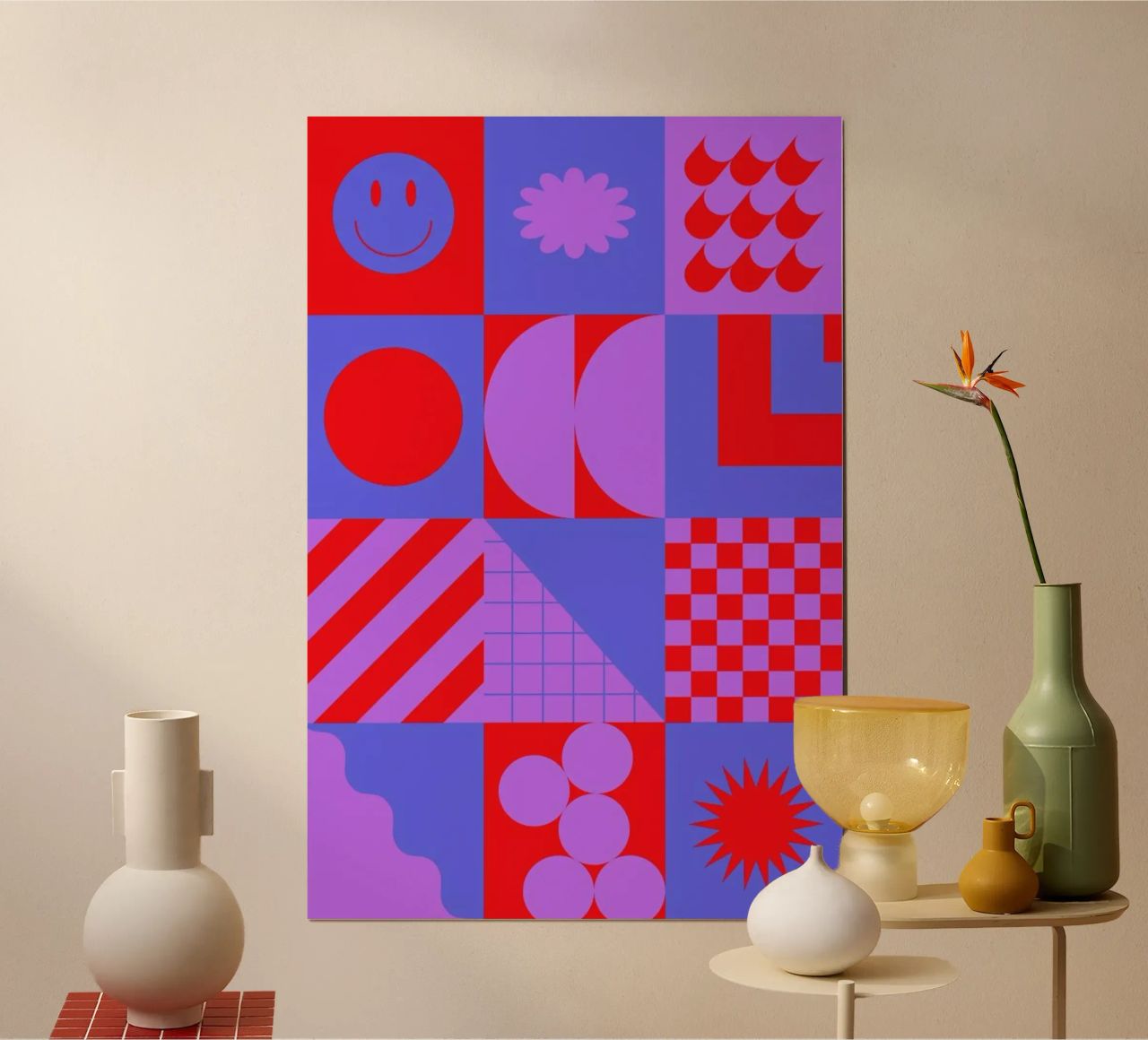 The LCD World Poster von La Come Di