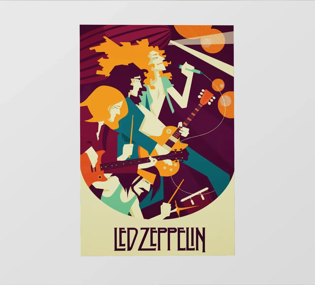 Led Zeppelin pellicola backlit da avissta
