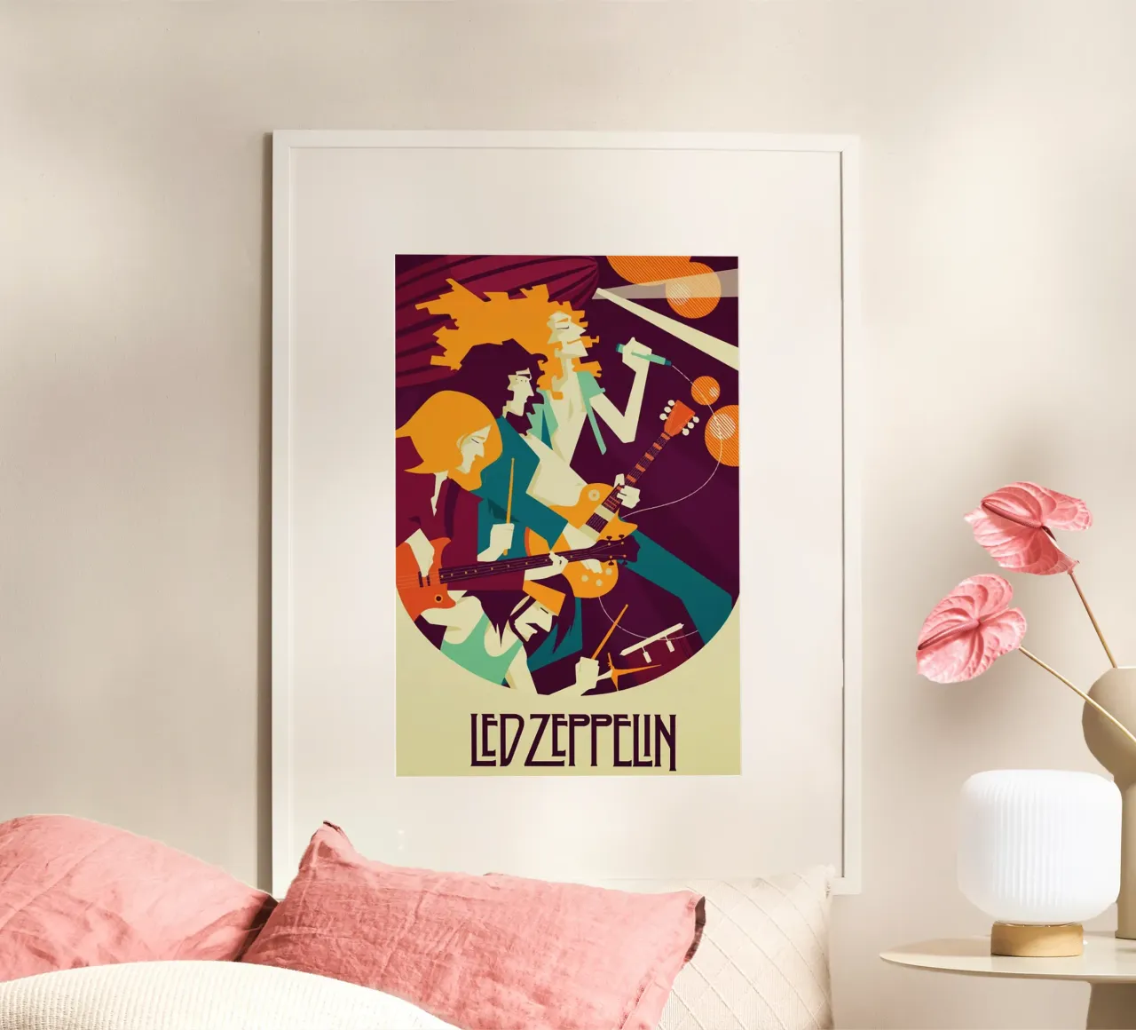 Led Zeppelin poster da avissta