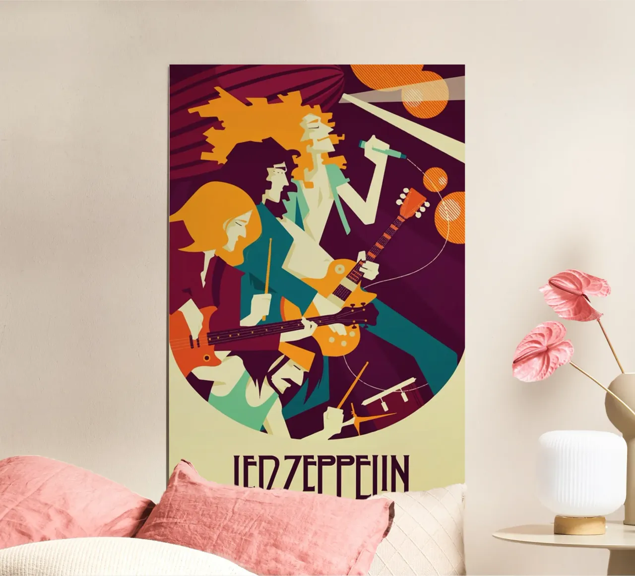 Led Zeppelin poster da avissta