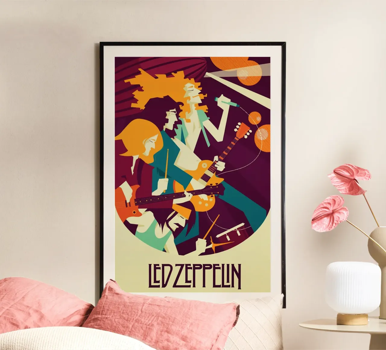 Led Zeppelin poster da avissta