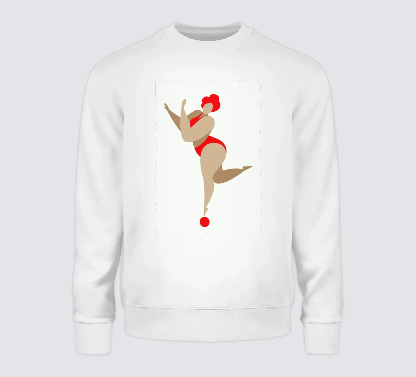 Dancing Queen Red felpa da Kubistika