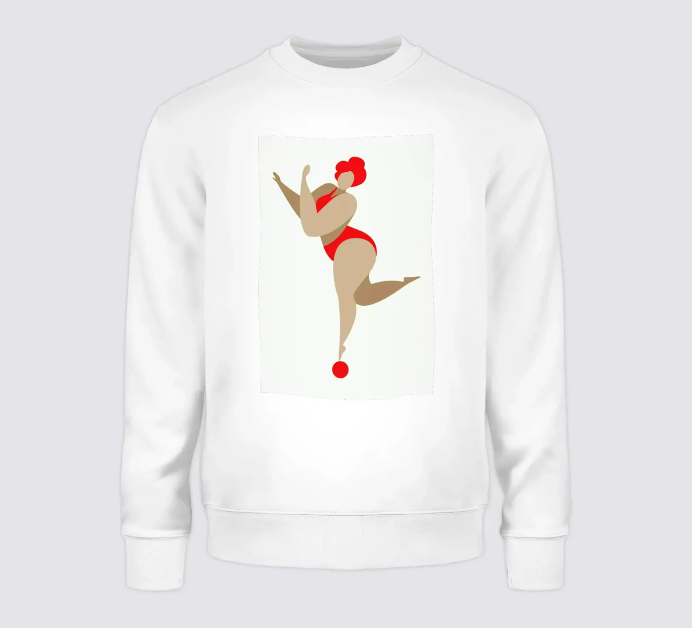 Dancing Queen Red felpa da Kubistika