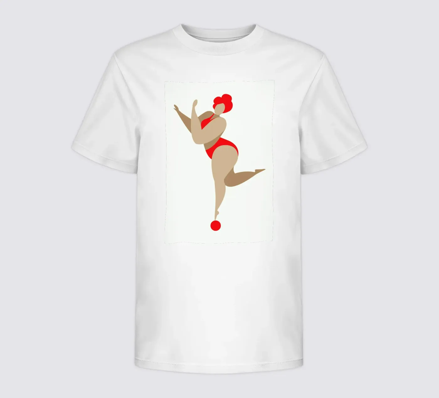 Dancing Queen Red kinder t-shirt van Kubistika