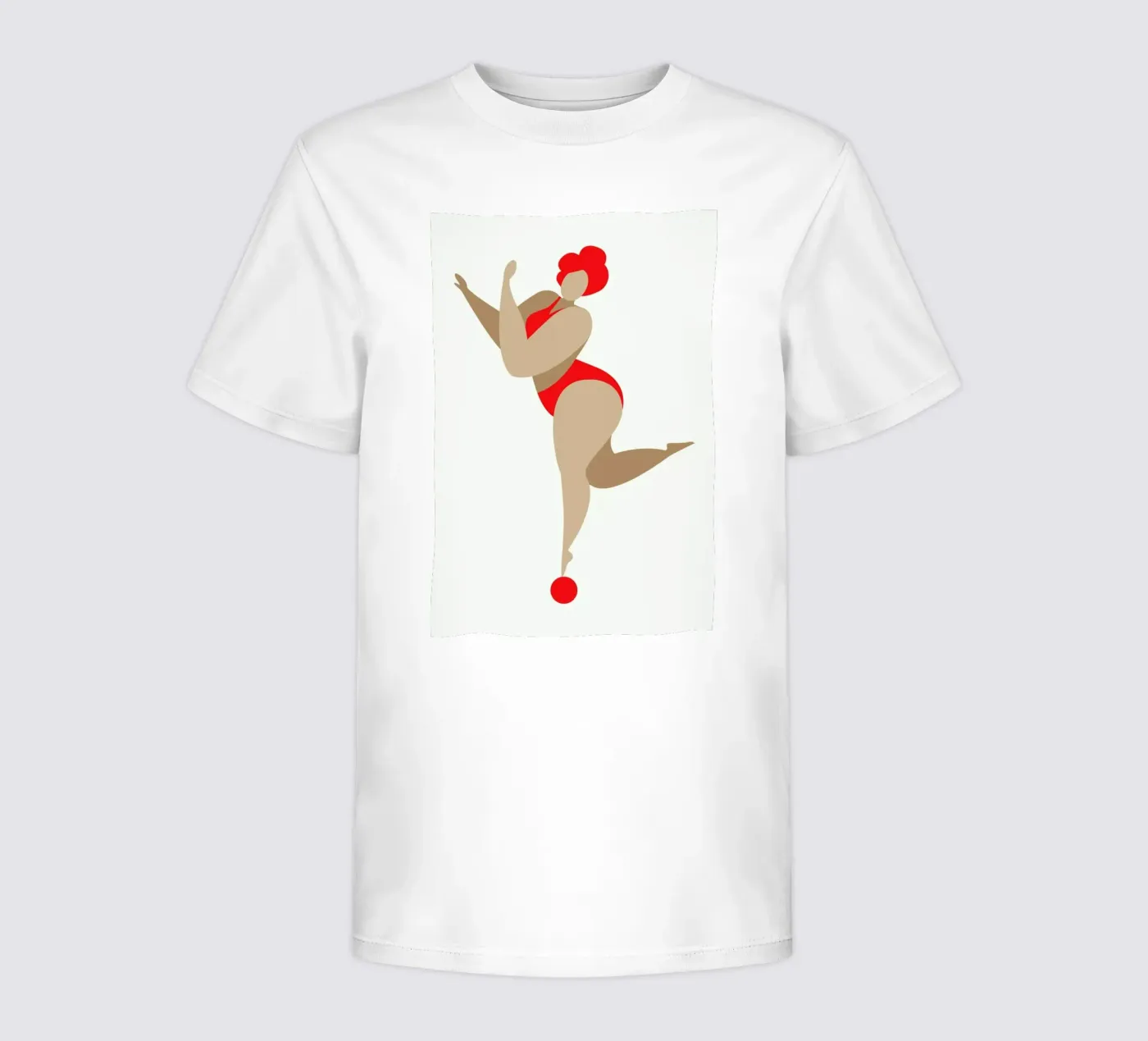 Dancing Queen Red kinder t-shirt van Kubistika
