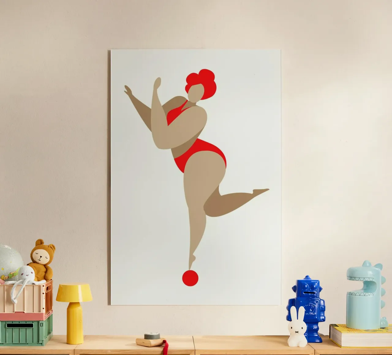 Dancing Queen Red plexiglass da Kubistika