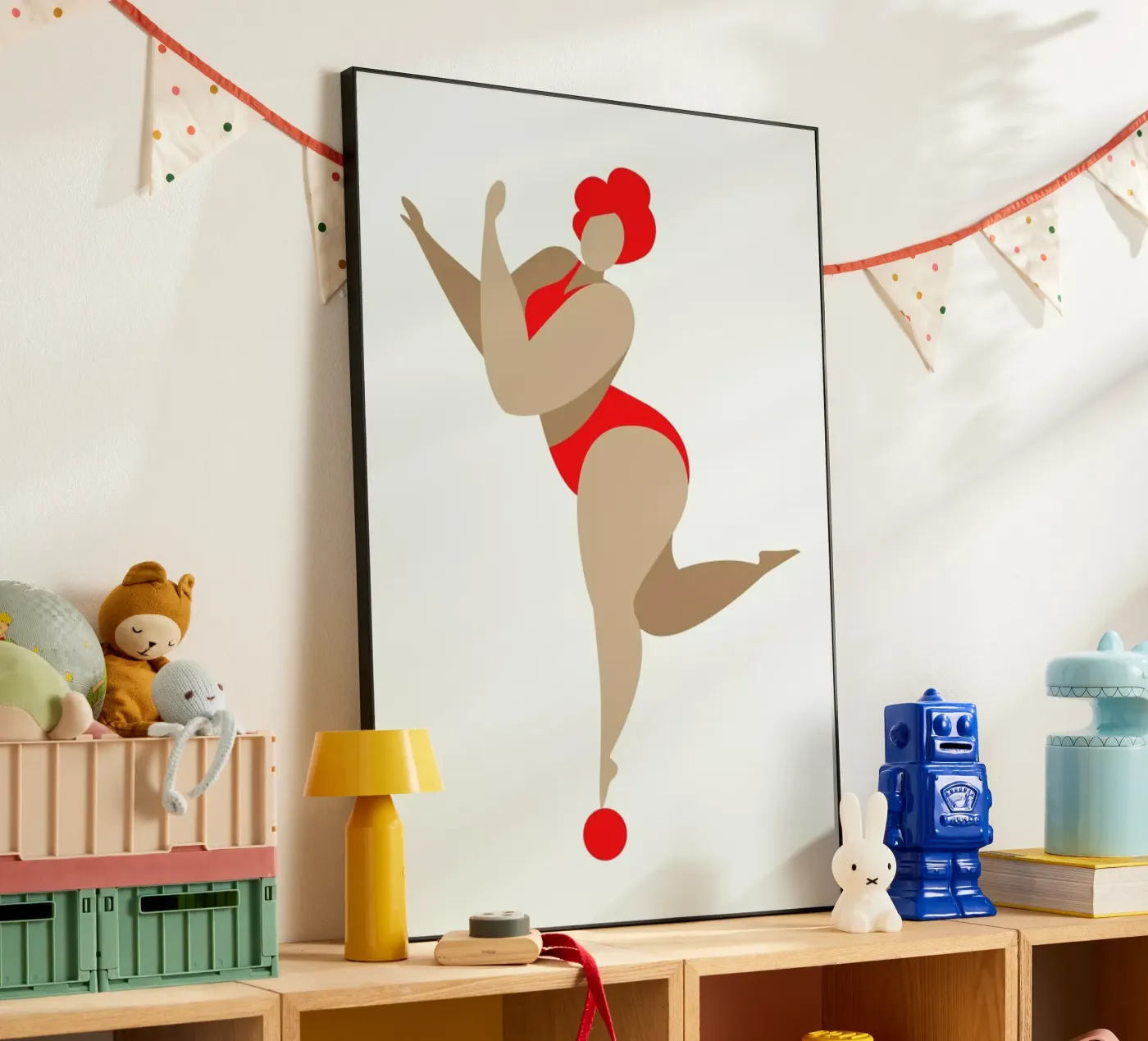 Dancing Queen Red alluminio dibond da Kubistika