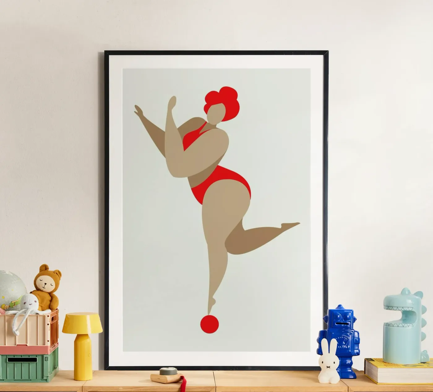Dancing Queen Red poster by Kubistika