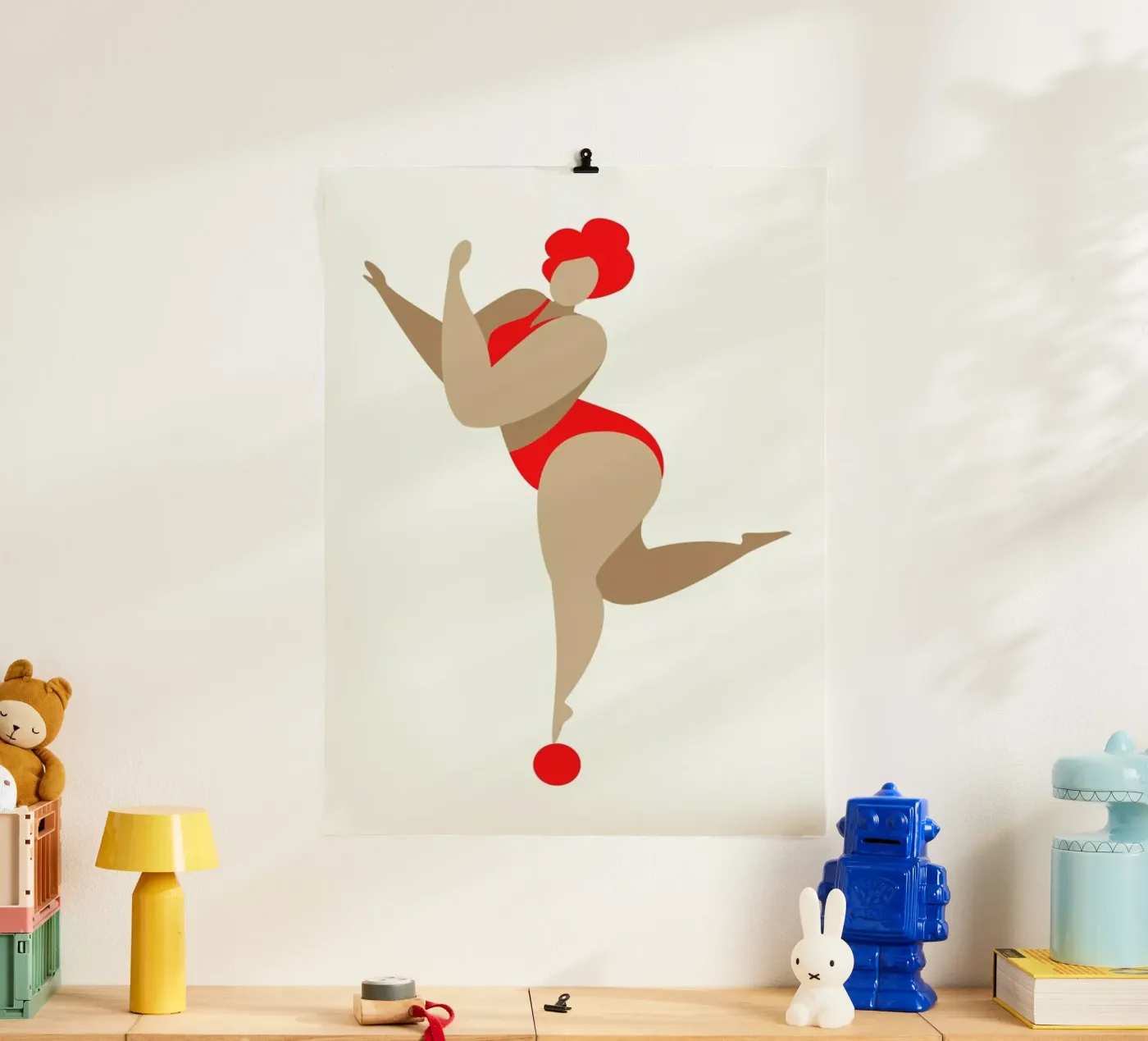 Dancing Queen Red poster by Kubistika