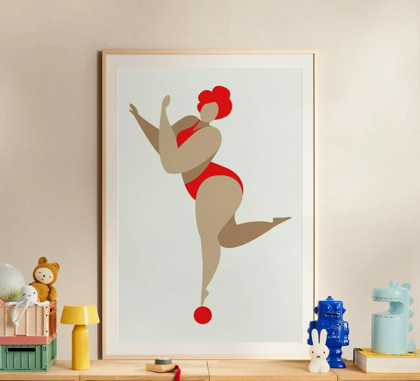 Dancing Queen Red poster by Kubistika