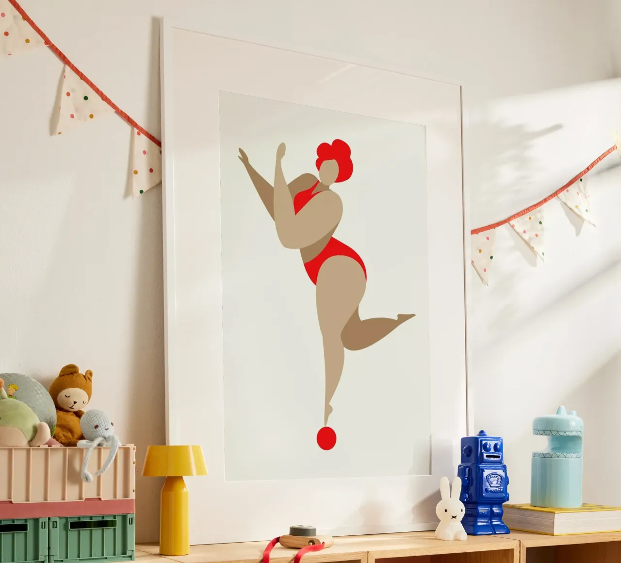 Dancing Queen Red poster da Kubistika