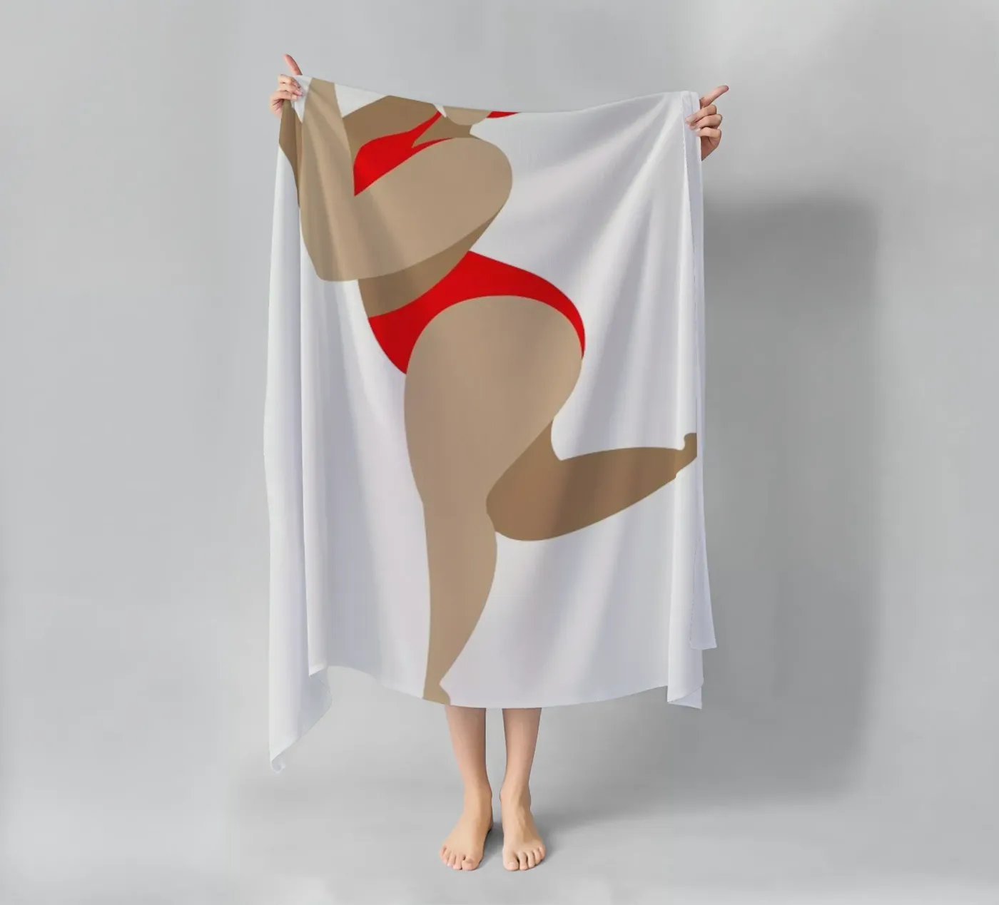 Dancing Queen Red serviette de plage de Kubistika