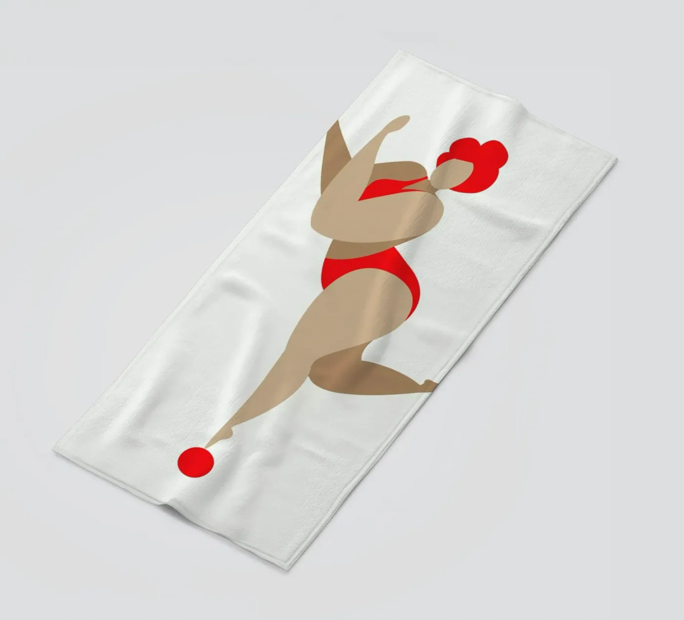 Dancing Queen Red serviette de plage de Kubistika