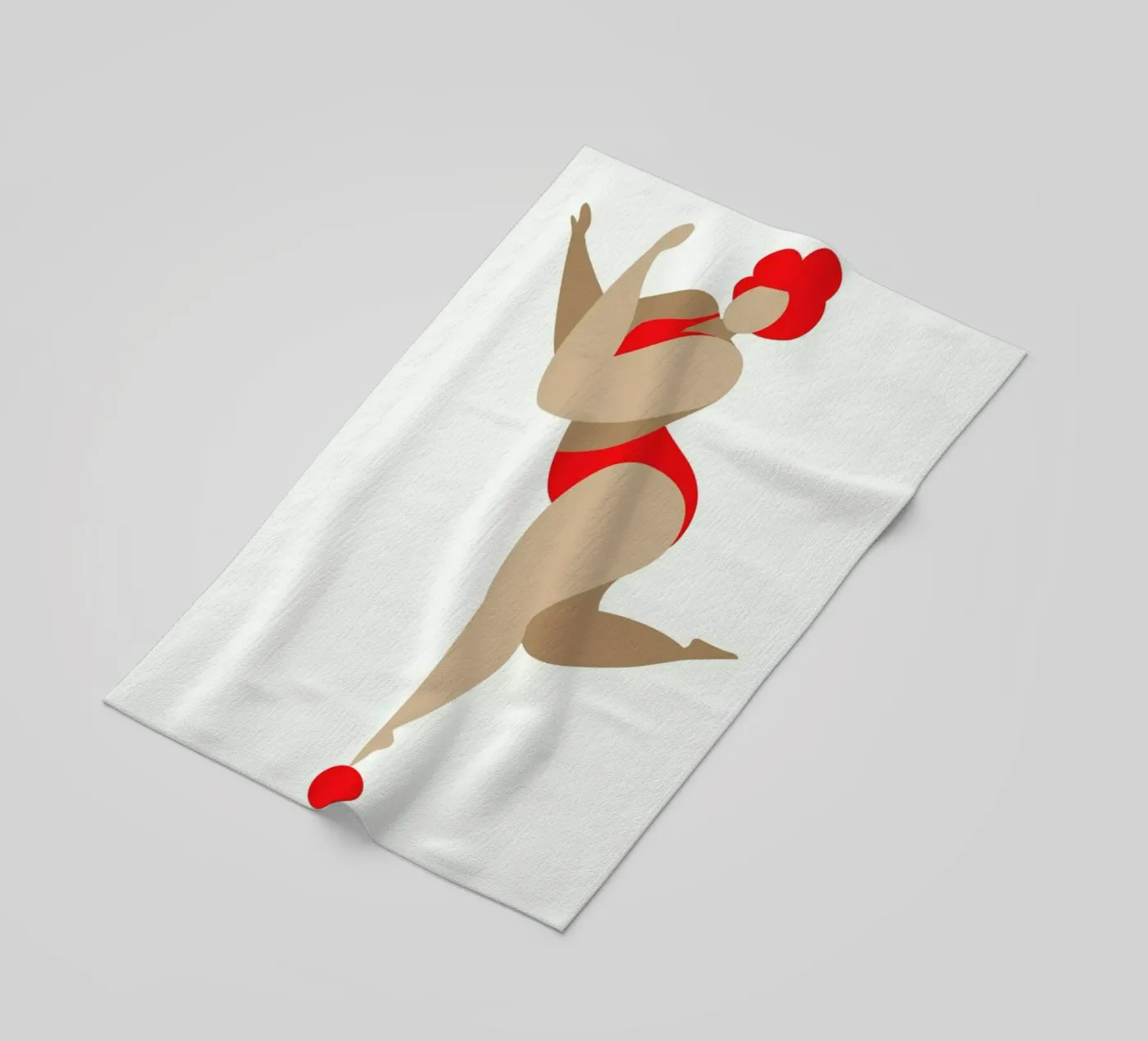 Dancing Queen Red serviette de plage de Kubistika