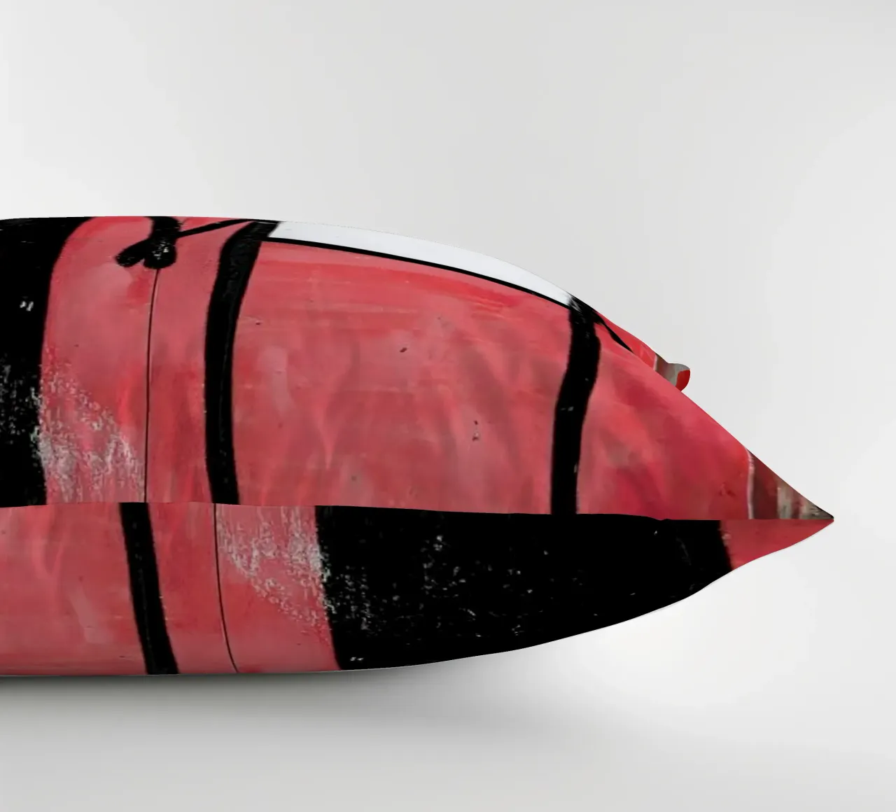 Streetart Rot 1 decorative cushion by Sadia