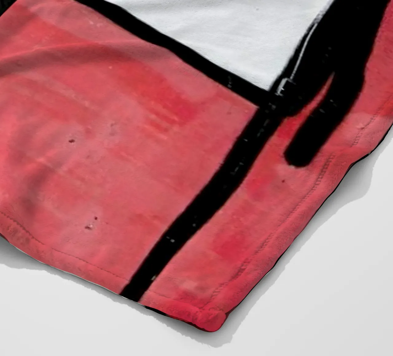 Streetart Rot 1 fleece blanket by Sadia