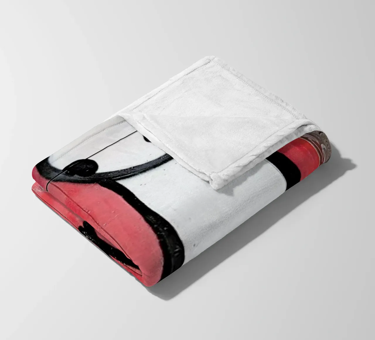 Streetart Rot 1 fleece blanket by Sadia
