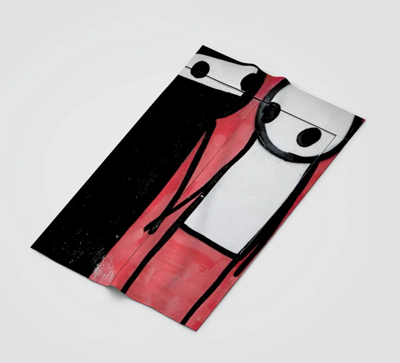 Streetart Rot 1 fleece blanket by Sadia