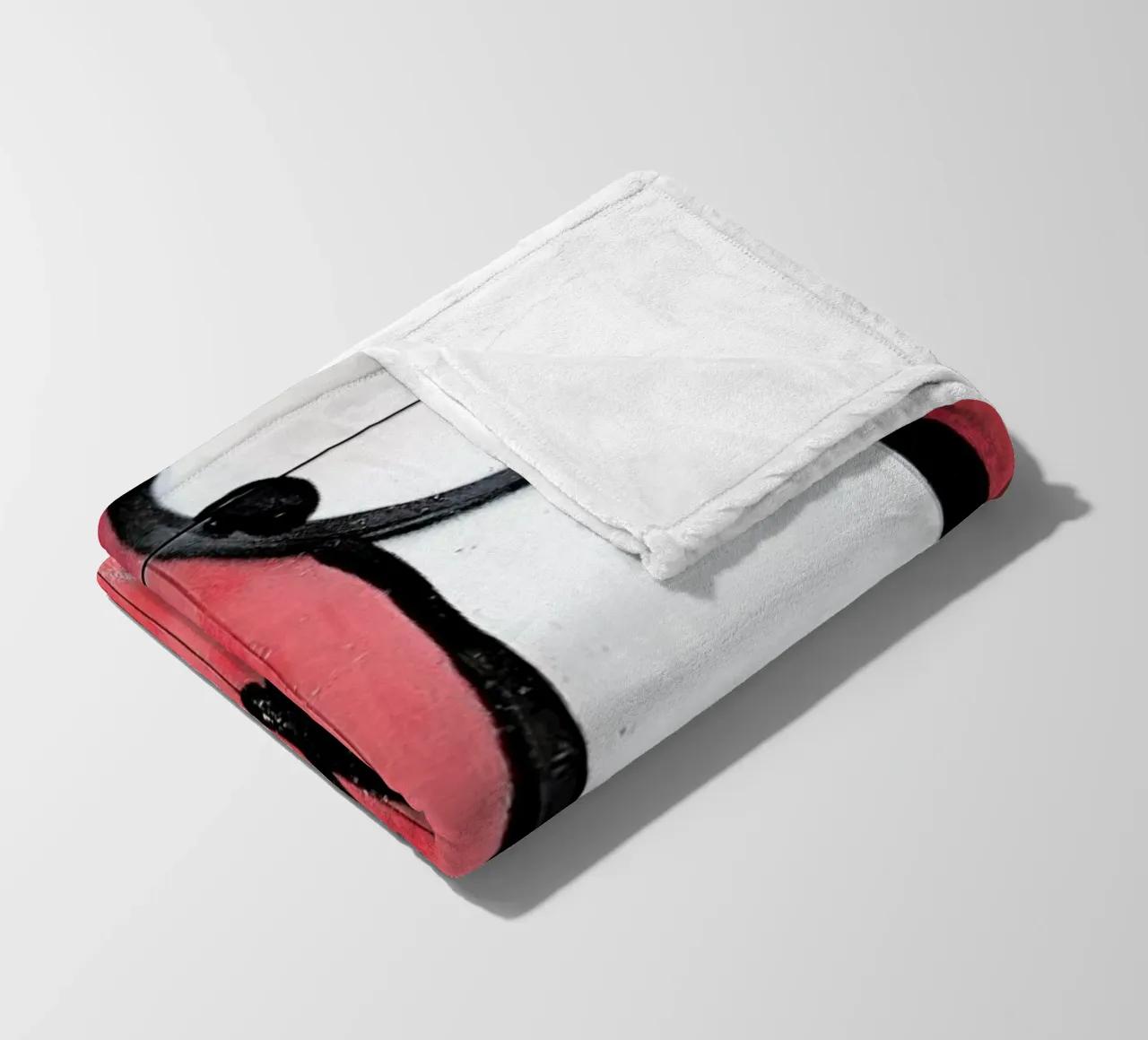 Streetart Rot 1 fleece blanket by Sadia