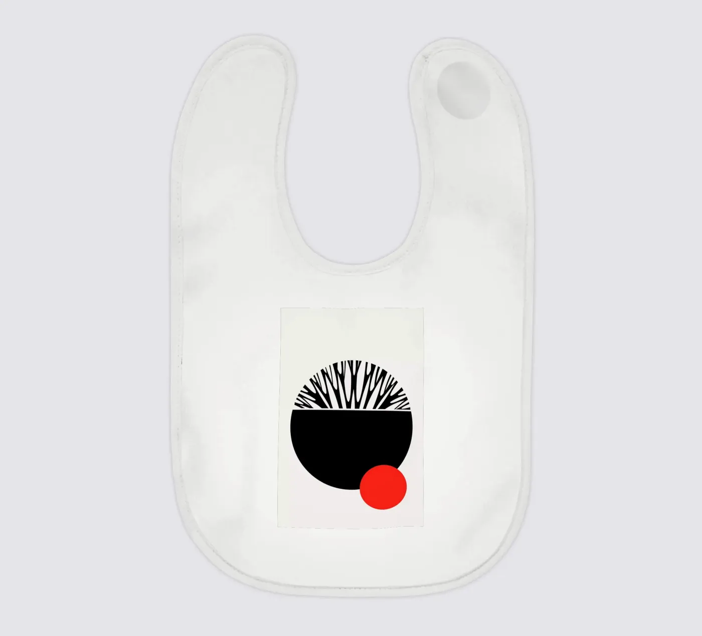 Abstractika baby bib by Kubistika