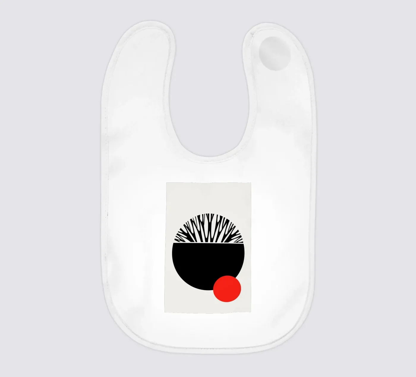 Abstractika baby bib by Kubistika