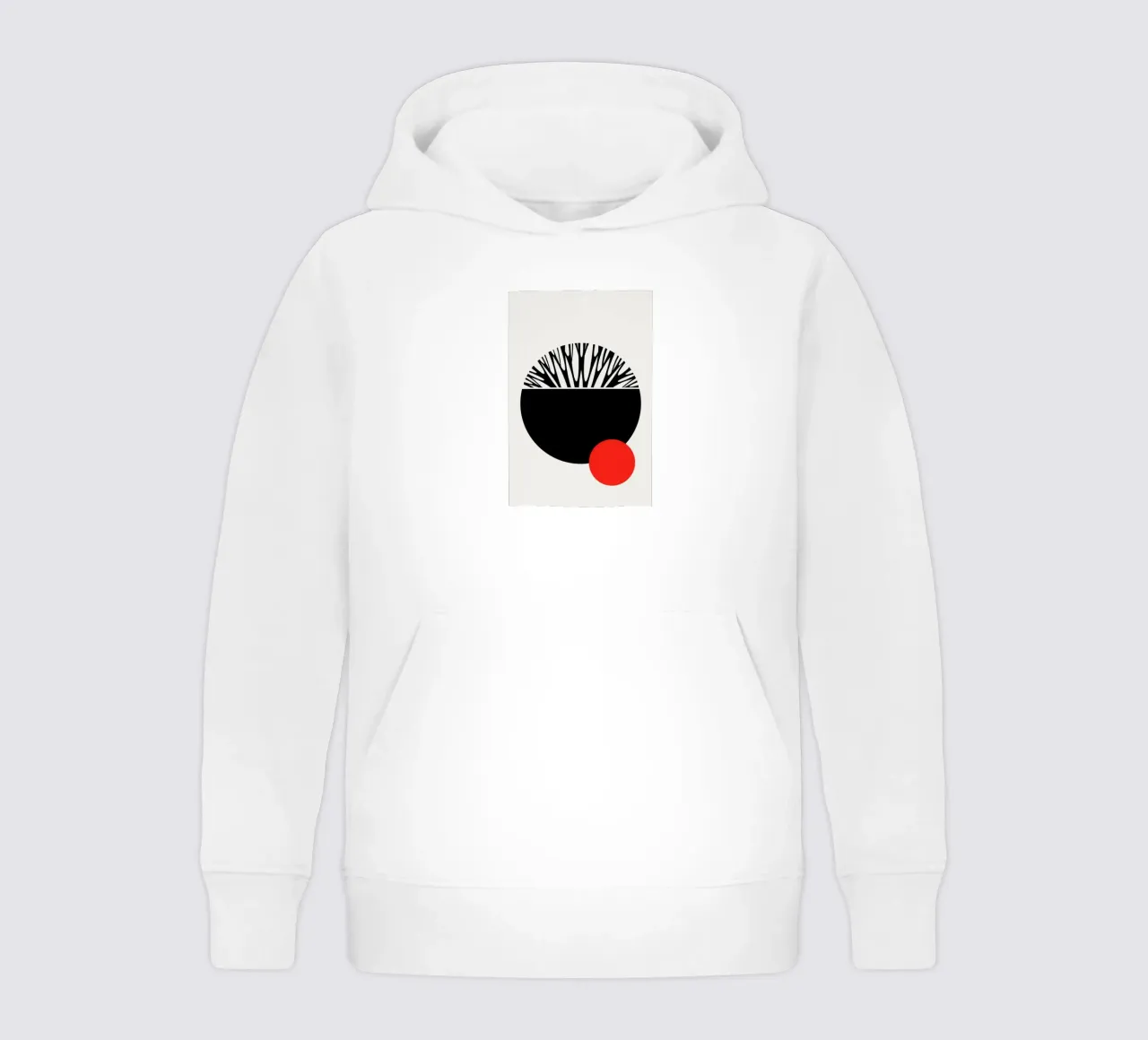 Abstractika felpa bambino con cappuccio da Kubistika