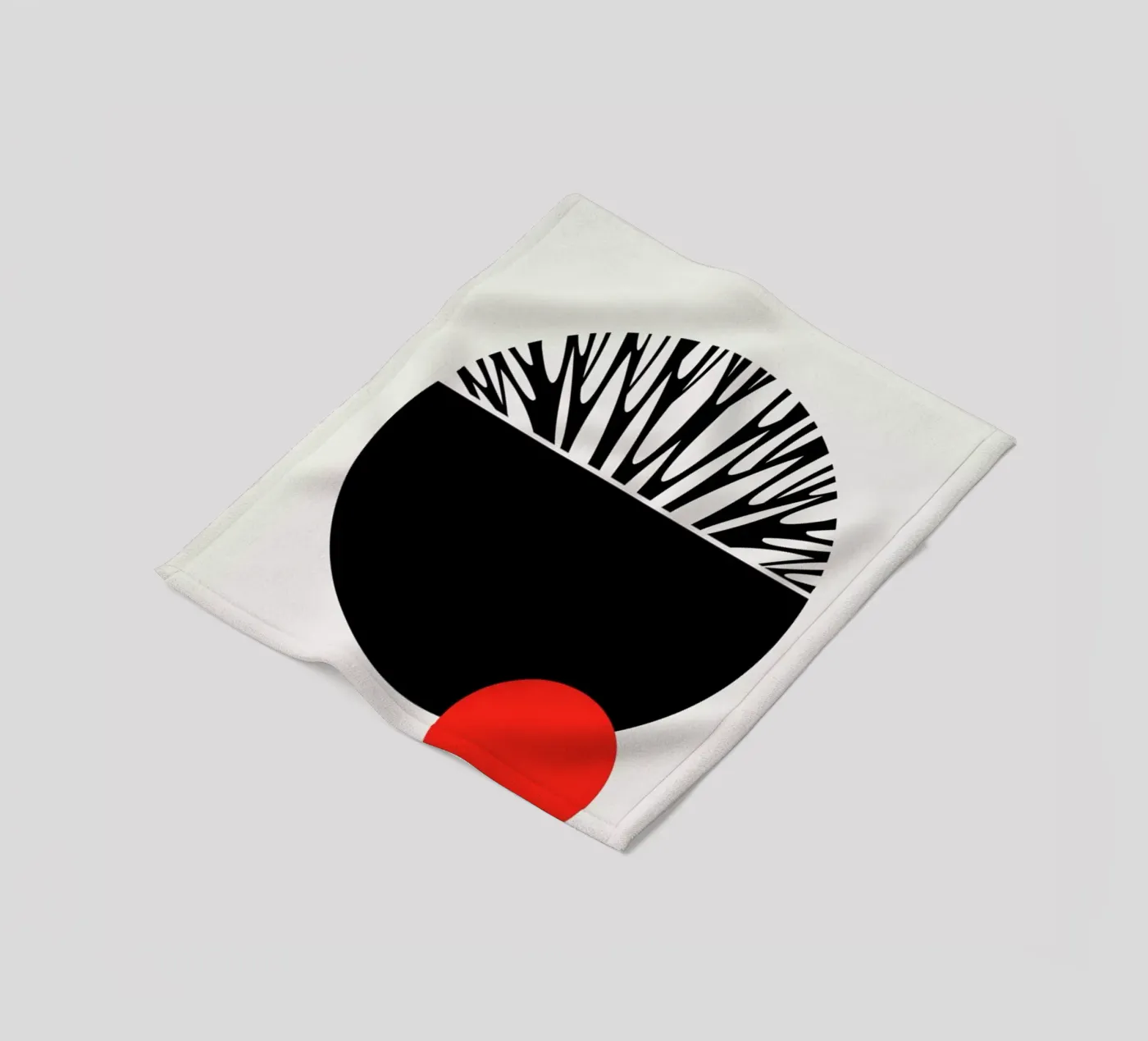 Abstractika fleecedeken van Kubistika