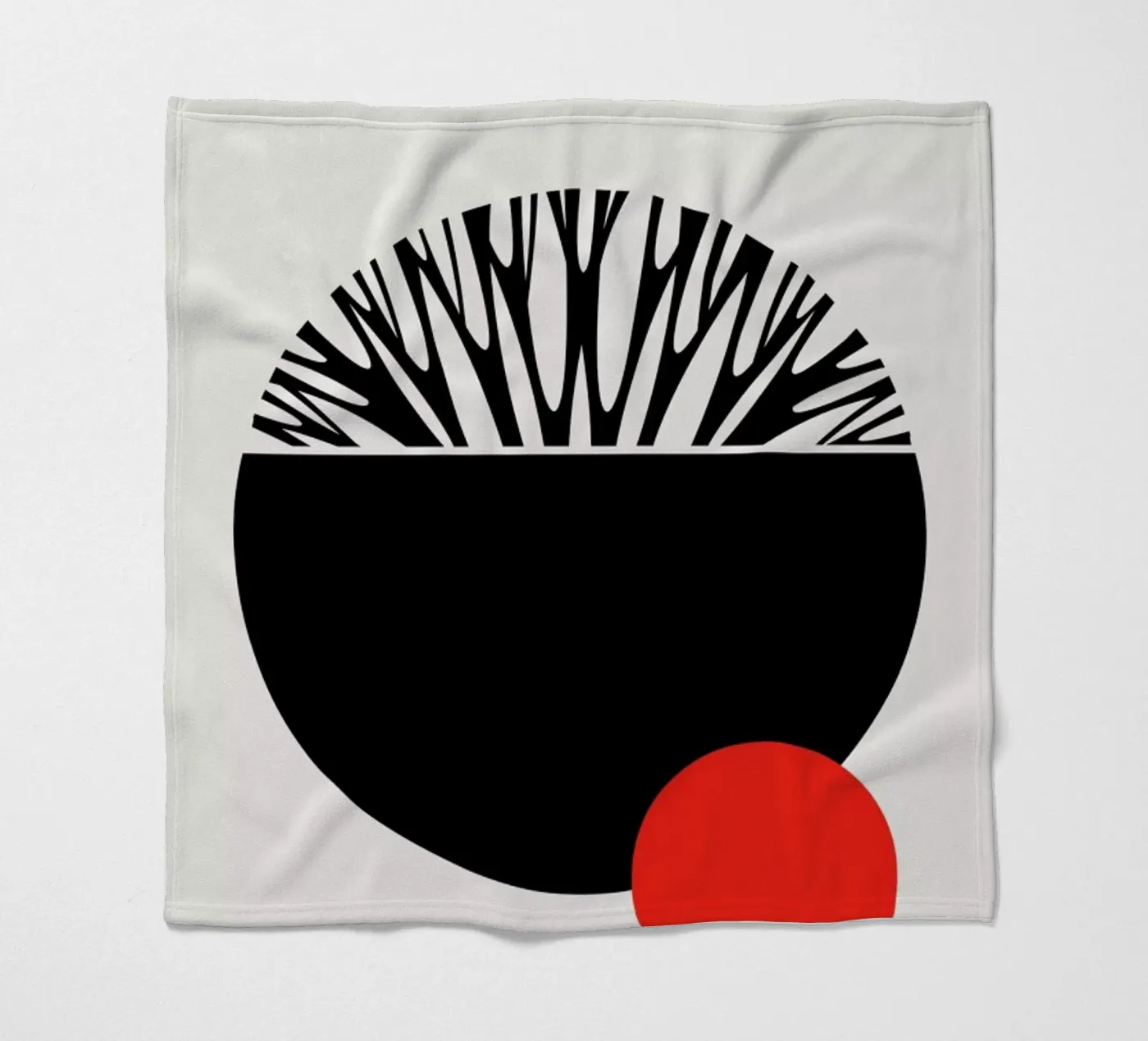 Abstractika fleecedeken van Kubistika