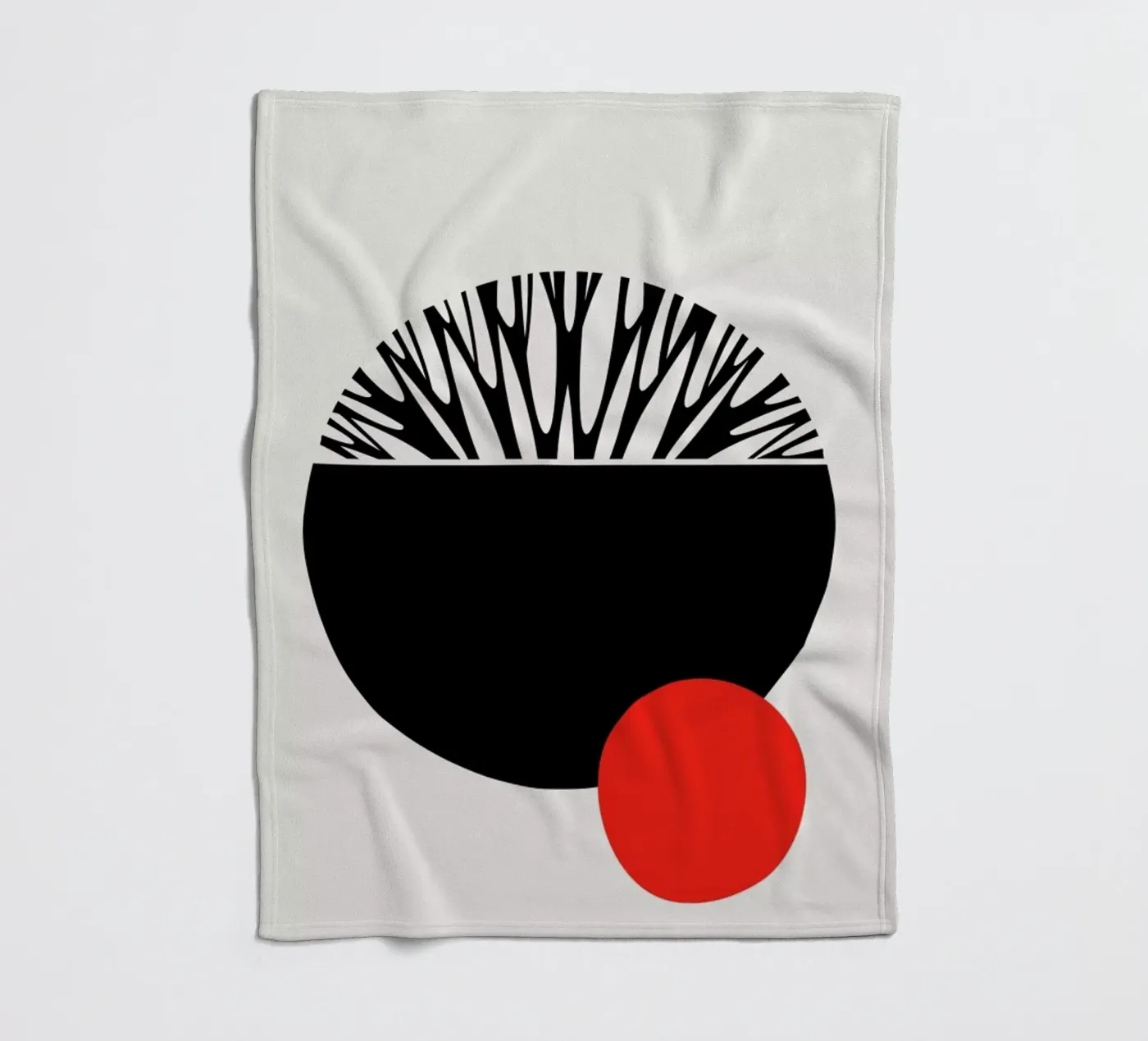 Abstractika fleecedeken van Kubistika