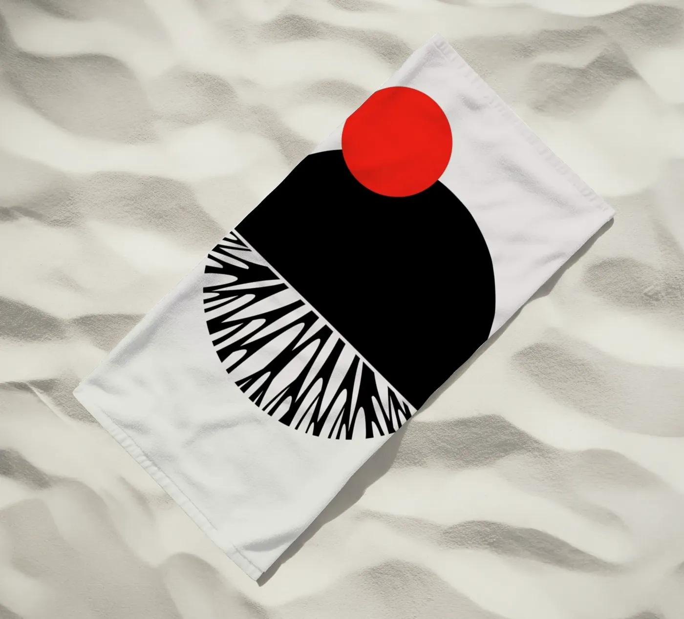 Abstractika beach towel by Kubistika