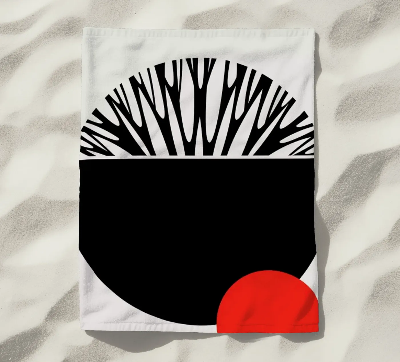 Abstractika beach towel by Kubistika
