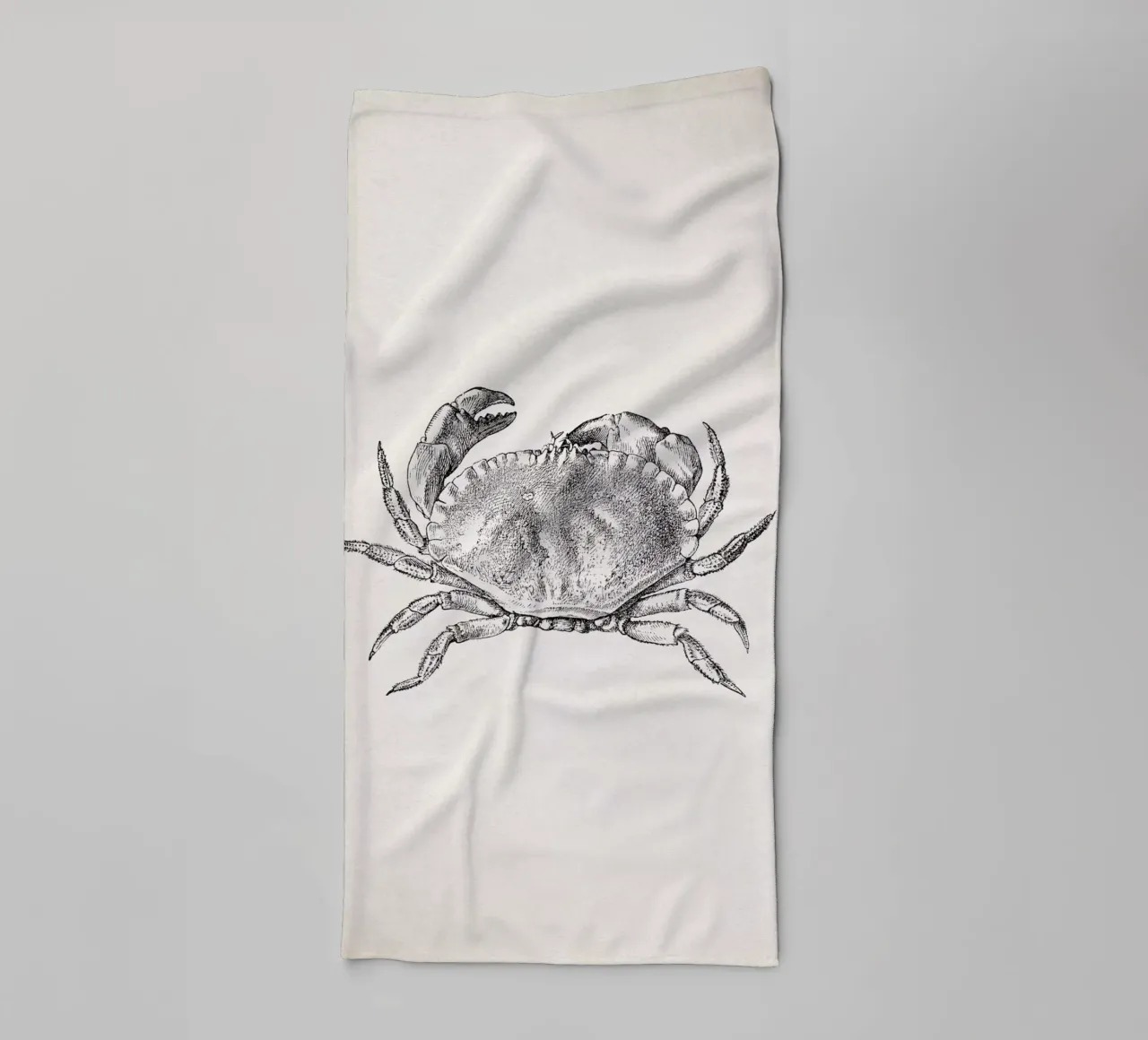 Vintage Brehm 2 Taschenkrebs asciugamano da bagno da Vintage Print Collection
