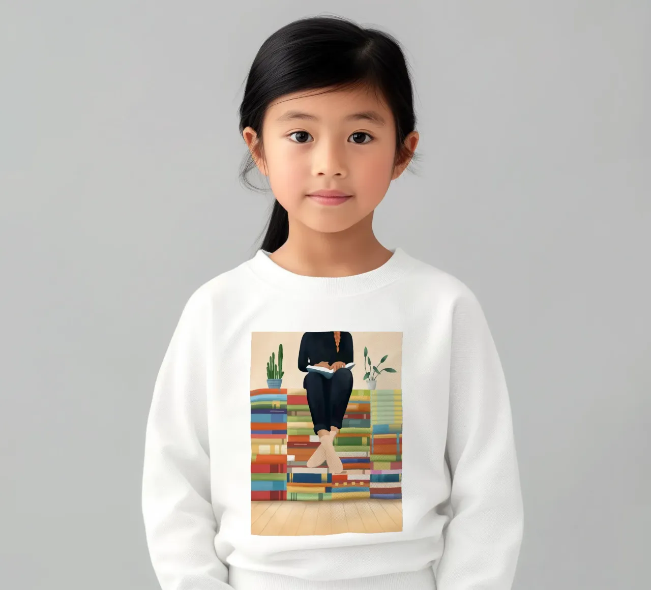 Books!! felpa bambino da Flow Line