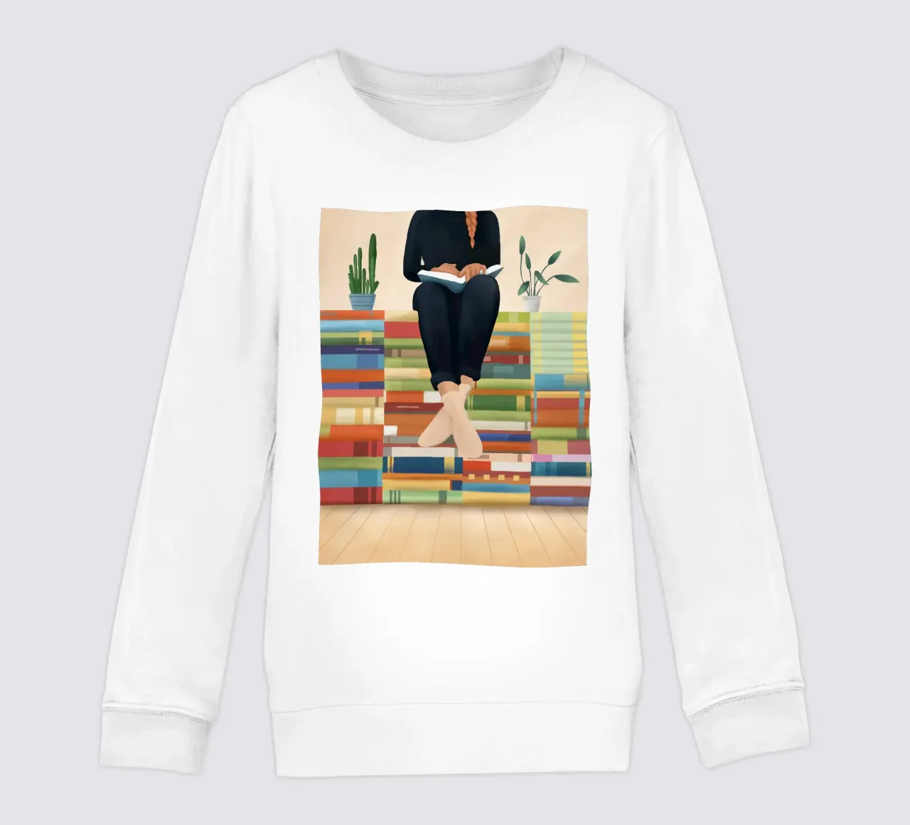 Books!! felpa bambino da Flow Line